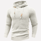 Avslappnad pullover-hoodie för herr