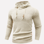 Avslappnad pullover-hoodie för herr