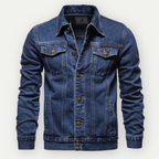 Denim truckerjacka för herrar