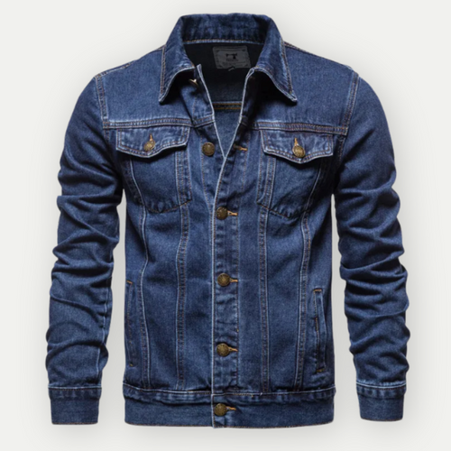 Denim truckerjacka för herrar