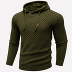 Avslappnad pullover-hoodie för herr