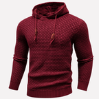 Avslappnad pullover-hoodie för herr