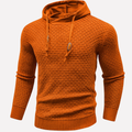 Avslappnad pullover-hoodie för herr