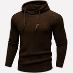 Avslappnad pullover-hoodie för herr