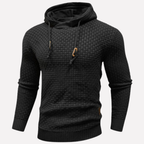 Avslappnad pullover-hoodie för herr