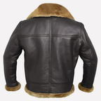 Jacka i shearling-look för herr