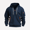 Hoodie för herr med reglerbar luva