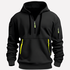 Hoodie för herr med reglerbar luva