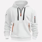 Hoodie för herr med reglerbar luva